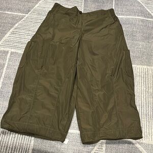 Reina Lee Stylish Olive Cropped Pants